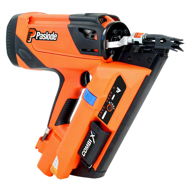 Cloueur autonome 2en1 Spit Paslode Combi Xi - bois sur bois et connecteurs métalliques - en coffret avec batterie et chargeur + 2 packs de clous