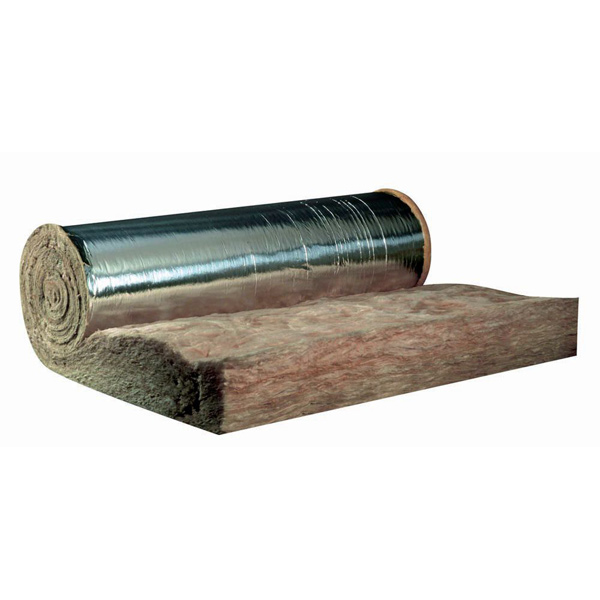 Rouleau laine de verre revêtu aluminium pour combles perdus et plafonds - TI 312 Knauf - R=6,00 m².K/W - 3,50 M x 1,20 M - ép.240 MM