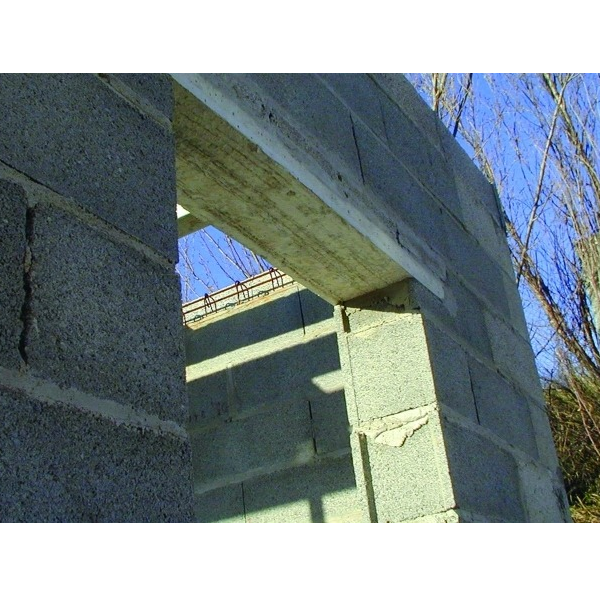 Prélinteau PL20 en béton précontraint pour coffrage d'ouverture - 200 MM x 5 CM - longueur 3 M