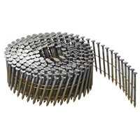 Pointe annelée en acier clair Bostitch en rouleau pour cloueur pneumatique - 3.1 x 90 mm - boîte de 4050