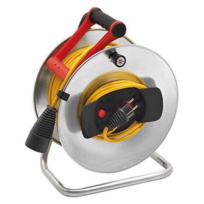 Enrouleur électrique Brennenstuhl Silver Jardi-500 - câble de 50,00 M H05VV-F 3G1,5 IP20