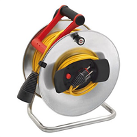 Enrouleur électrique Brennenstuhl Silver Jardi-500 - câble de 50,00 M H05VV-F 3G1,5 IP20