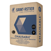 Mortier de sous-enduit à base de chaux naturelle pour la restauration - Chausable - sac de 25 KG