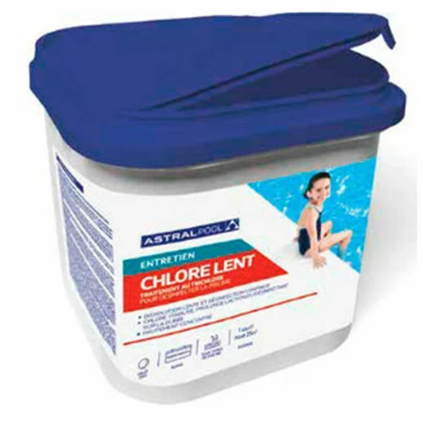 Chlore Lent Astral 250G 25Kg Low Boric <0,3%