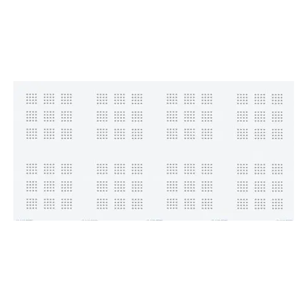 Plafond décoratif et acoustique en plaque de plâtre - Gyptone Activ'Air Quattro 47 - 4 bords amincis - 2,40 M x 1,20 M - 12,5 MM