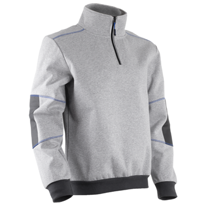 Pull imperméable et respirant Coverguard Orcka en coton et polyester - gris chiné - taille S