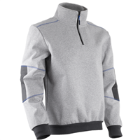 Pull imperméable et respirant Coverguard Orcka en coton et polyester - gris chiné - taille L