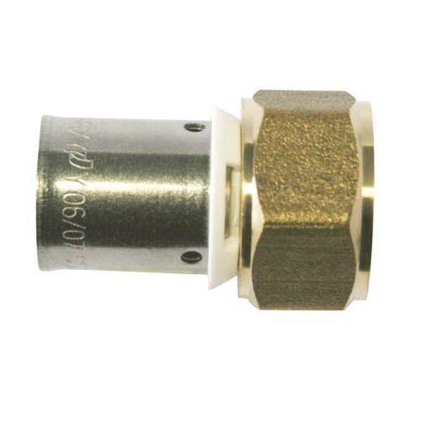 Raccord à sertir - écrou tournant 15/21 - PER Ø20