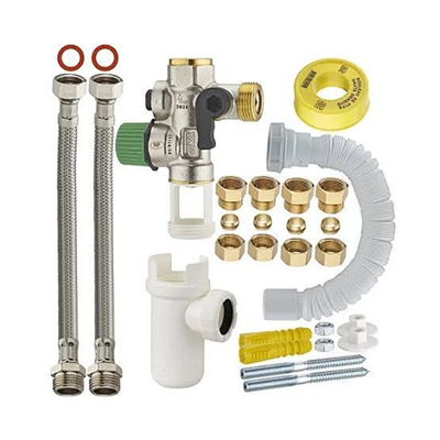 Kit de raccordement téflonné de chauffe-eau + groupe de sécurité - Noyon & Thiebault