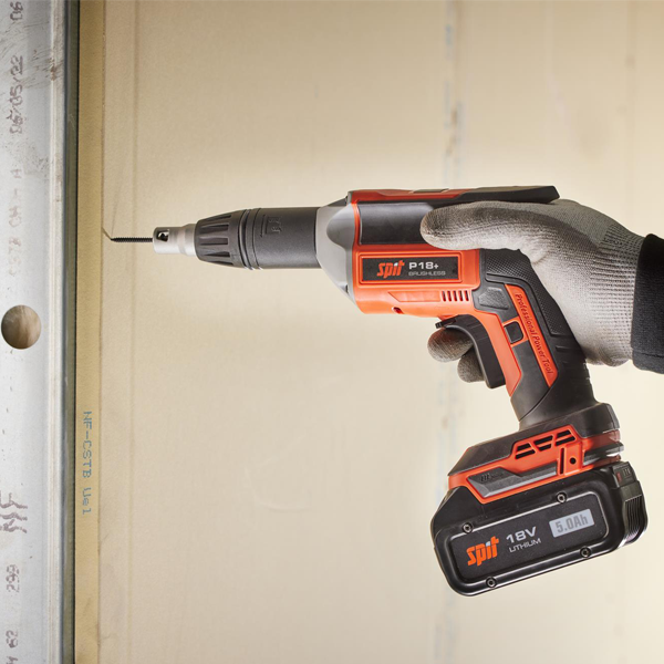 Visseuse plaquiste P18+ Spit - 18V 4500 tr/min - en mallette plastique sans batterie ni chargeur
