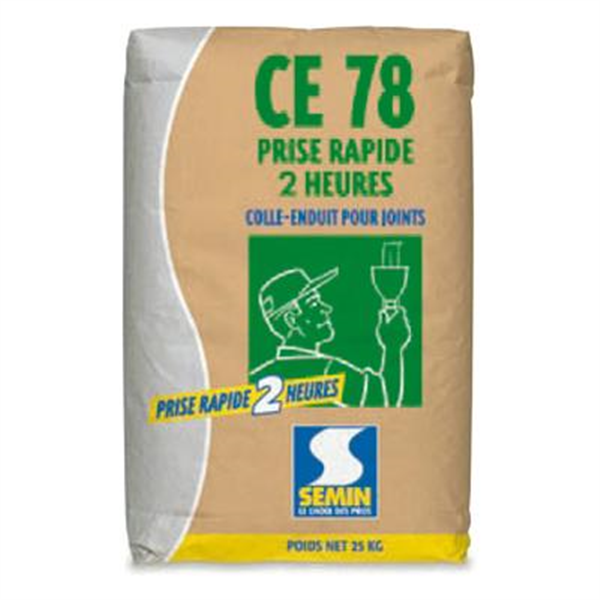 Enduit CE 78 à prise rapide 2H