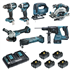 Ensemble de 7 machines Makita 18V Li-on référence DLX7014PTJ