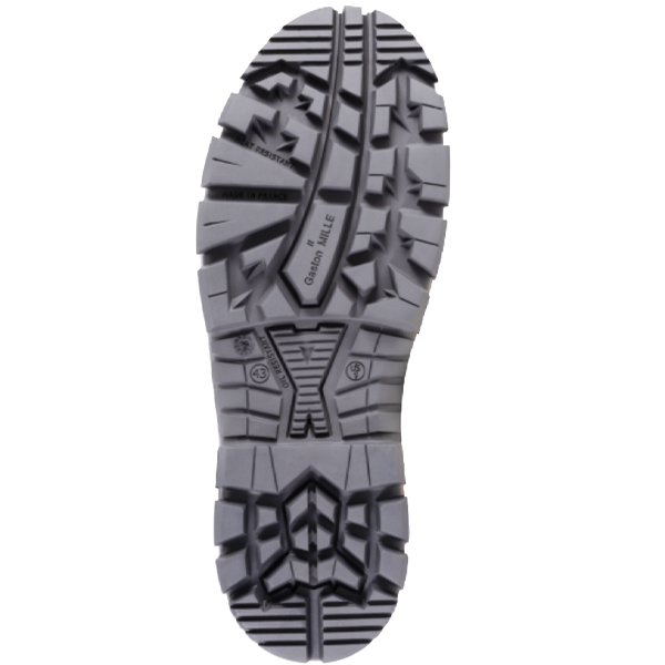 Chaussure de sécurité haute Gaston Mille Hot Pepper spéciale BTP - S3L AN HI CI FO LG SR - taille 48