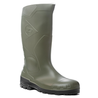 Bottes de sécurité et de pluie - PVC - Dunlop Devon Safety - Vert Kaki - Taille 44