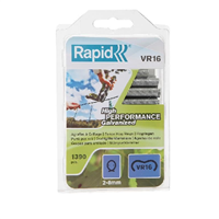 Agrafe à grillage galvanisée VR16 blister de 1390 pièces