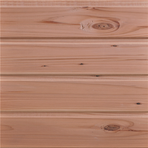 Bardage extérieur en Douglas - Traité Classe 3 rose - Mozéo - 132 x 21 mm - Longueur 3,50 M