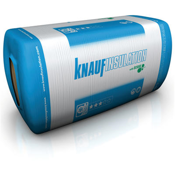 Panneau laine de verre pour murs cloisons et combles - TP 216 Revêtu Kraft Knauf - R=2,70 m².K/W - 1,35 M x 0,60 M - ép.100 MM