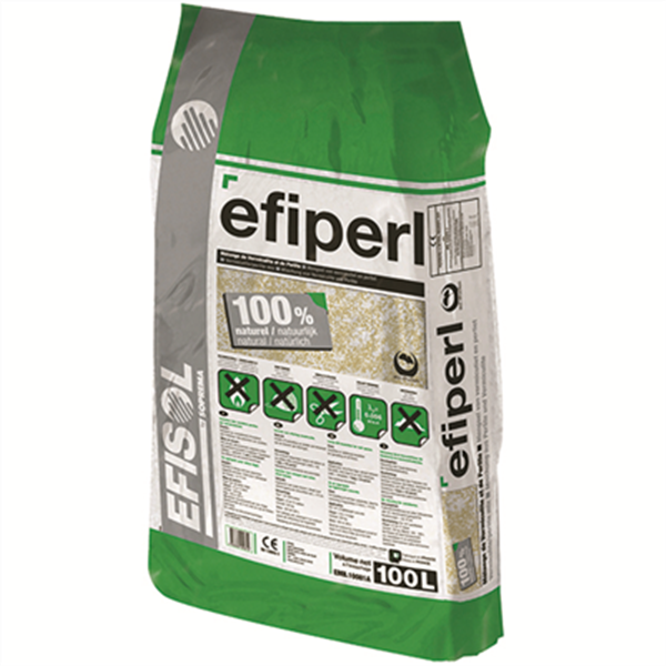Isolant en vrac pour comble perdu - EFIPERL Soprema - mélange vermiculite et perlite - Sac de 100 L