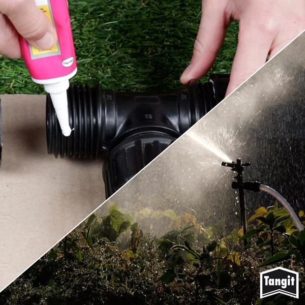 Résine d'étanchéité fluide pour raccords filetés plastiques - Racorétanch Plastique Tangit - tube de 75 ml