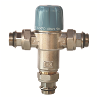 Limiteur de sécurité thermostatique réglable - Mâle 3/4" - Clapets anti-retour