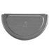 Talon symétrique à gorge en zinc naturel VMZINC pour gouttière demi-ronde de développé 250 MM