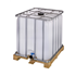 CONTENEUR PE 1000L RENOVE PAL BOIS