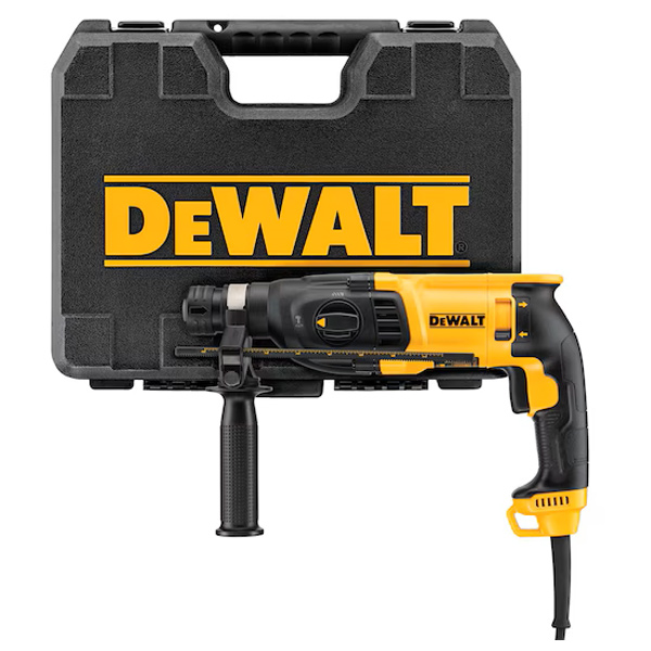 Perforateur burineur SDS-Plus filaire Dewalt D25133K-QS - 800W - 2,8J - en coffret