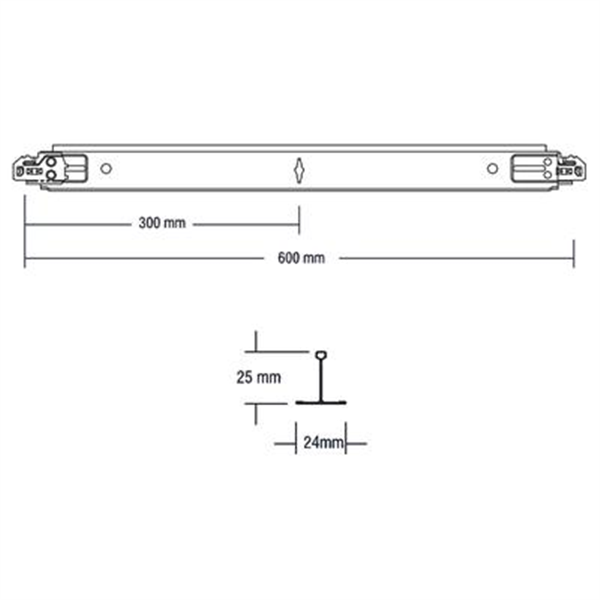 Entretoise courte à épaulement Donn DX24 - 25,0 MM x 24 MM - Longueur 0,60 M