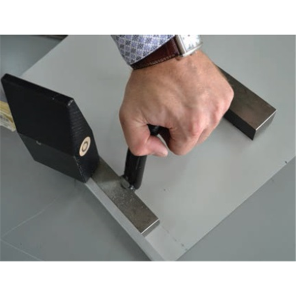 Marteau de ferblantier en PVC 85x40 x150 mm Edma pour travail du zinc