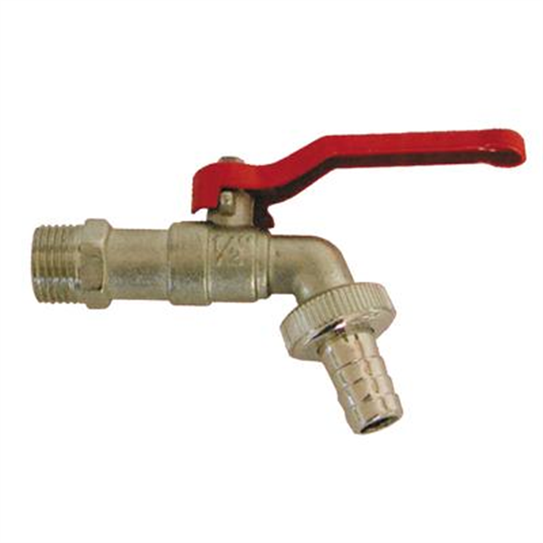 Robinet à Boisseau Sphérique En Laiton - Raccord Cannelé 8 Mm - Pour Eau, Huile, Gaz (résidentiel Et Commercial)