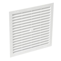 Grille d'aération carrée 1B214 Nicoll 20,1 x 20,1 x 1,5 cm
