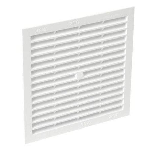 Grille d'aération carrée 1B214 Nicoll 20,1 x 20,1 x 1,5 cm