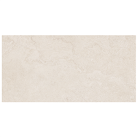 Carrelage mural pour salle de bains effet pierre - Portwall Plain lisse - 30 x 60 cm - ép. 8,5 mm - Blanc