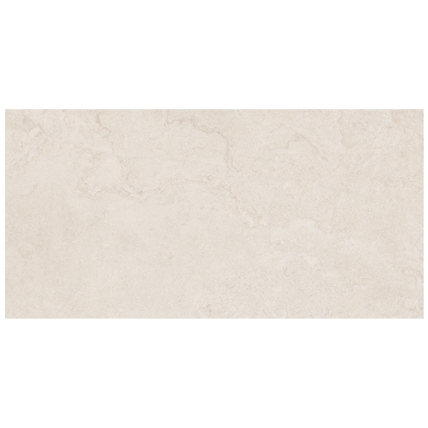 Carrelage mural pour salle de bains effet pierre - Portwall Plain lisse - 30 x 60 cm - ép. 8,5 mm - Blanc