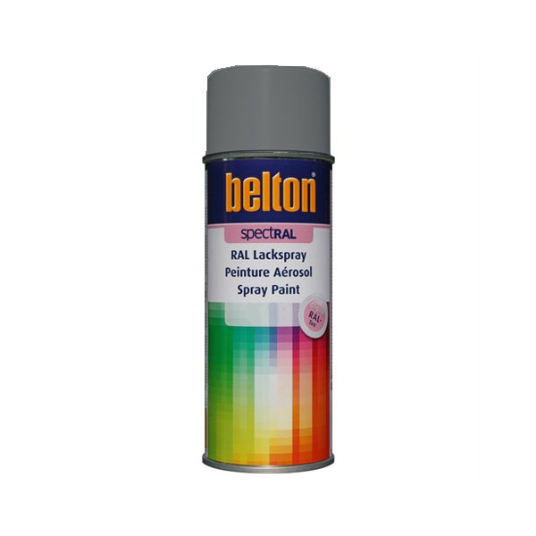 Peinture Belton aérosol SpectRAL brillante RAL 7037 Gris Poussière 400 ml