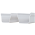 Gouttière moulurée MEP La Réversible en PVC Blanc - développé 300 MM - longueur 4 M