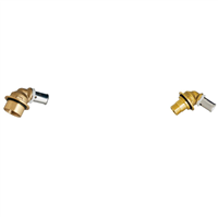 Platine simple PER à sertir pour robinet mural - Kit Fix System - Ø 16 mm - sortie femelle 15 x 21 mm
