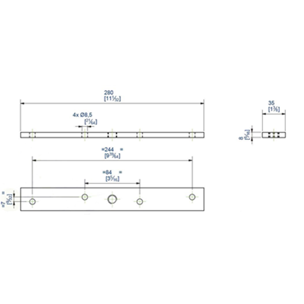 Platine de fixation MAN66 pour monture 265