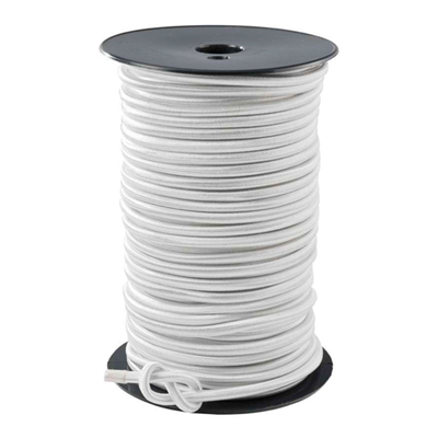 Sandow en bobine pour usage industriel - Diamètre Ø 10 mm - Longueur 100 mètres - Blanc uni
