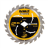 Lame de scie circulaire portative Dewalt DT40270-QZ - Diamètre 190 mm - Alésage losange - 24 dents