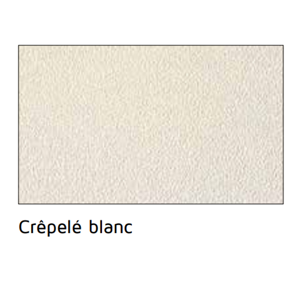 Panneau PVC blanc crêpelé - BD13 - 1,20 M x 2,60 M - ép.13,0 MM