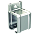 Support enveloppant fixation murale pour rail 6255