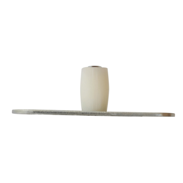 Guide sur platine pour profil U porte à déplacement droit Mantion