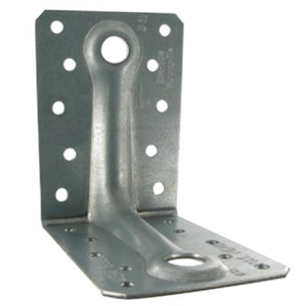 Équerre renforcée en acier galvanisé 88x88x65 mm