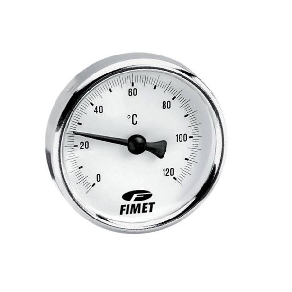 THERMOMETRE 63 AXIAL PLONGEUR 45 CADRAN 0 / 120°