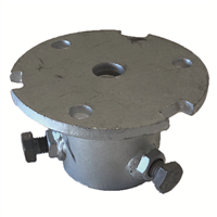 Connecteur chapeau TOP 60 pour tube diamètre 60 mm sur vis de fondation Weasyfix