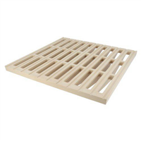 GRILLE DE SOL SANS CADRE 400 X 400 SABLE