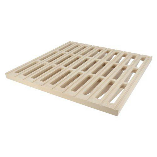 GRILLE DE SOL SANS CADRE 400 X 400 SABLE