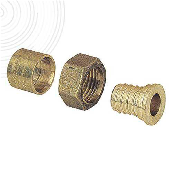 Raccord simple écrou Femelle à sertir par glissement - Écrou tournant 1" - Pour tube PER 25 mm