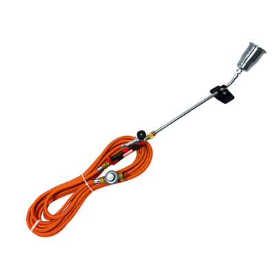 Ensemble chalumeau avec 1 godet, 1 col, 1 manche à gâchette 1 tuyau de 10 m et 1 détendeur 4 bar